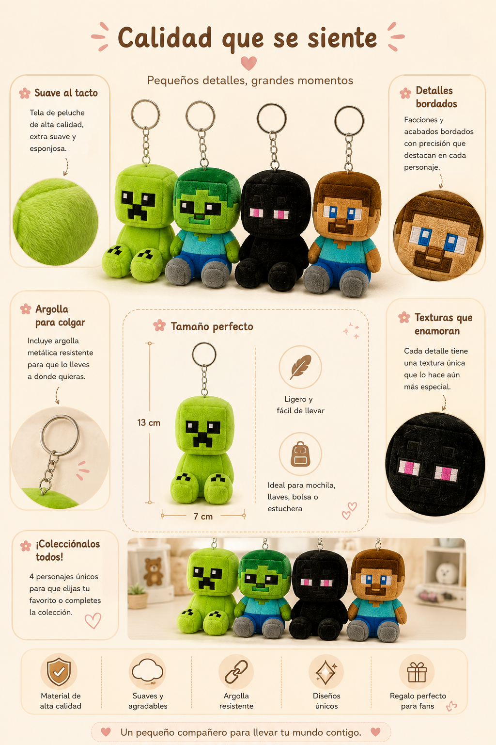 Cubitos Minecraft Colección
