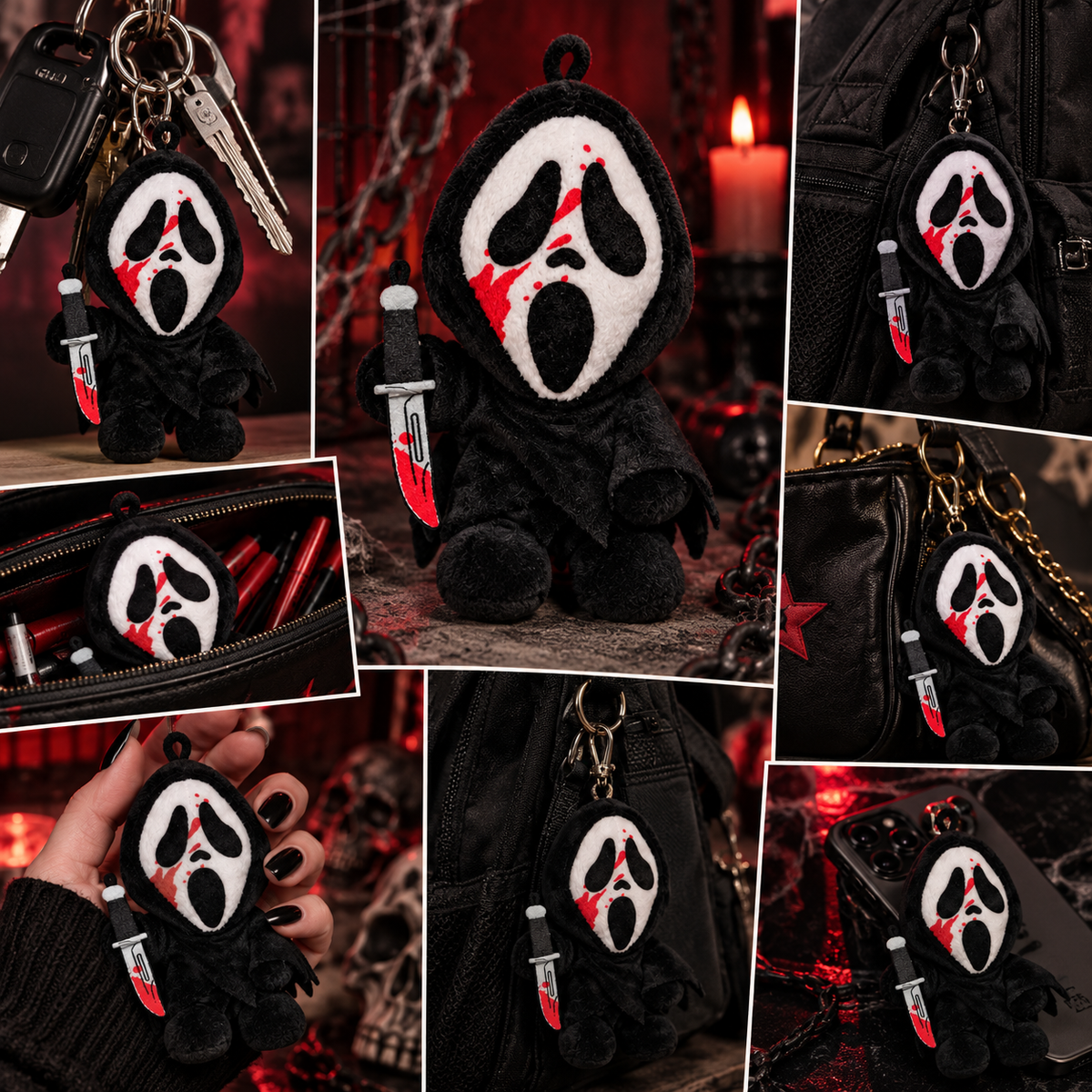 Scream-Llavero Terrorificamente Adorable